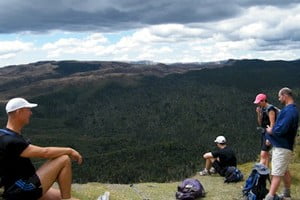 The view from Mt. Aorangi, North Island NZ