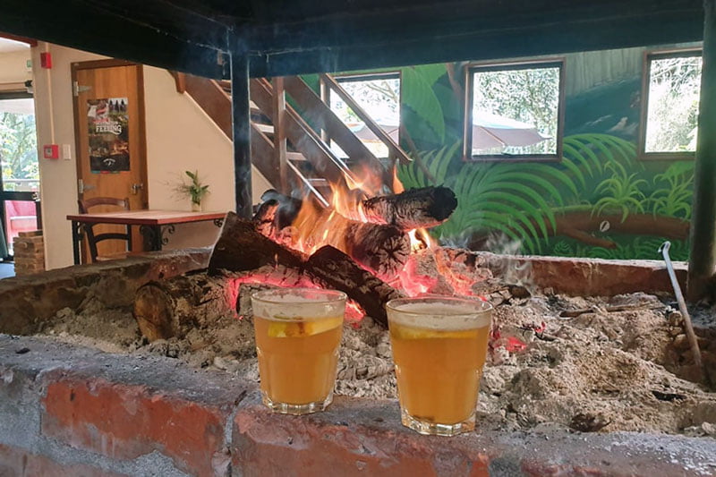 hot cider by the fire, winter 2019